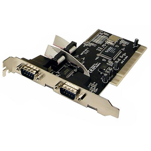 Cables Unlimited 2 Port DB9 Serial Adapter 2 x 9pin DSub DB9 16C550 PCI IOC2200