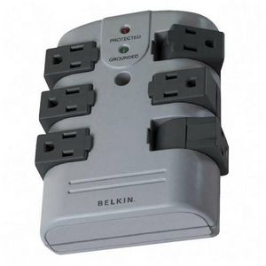 Belkin 6-Outlets Surge Suppressor - Receptacles: 6 - 1080J photo