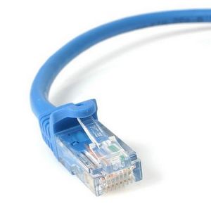 Startech Cat. 5e UTP Patch Cable 10ft 1 x RJ45 1 x RJ45 Cable Snagless Blue RJ45PATCH10