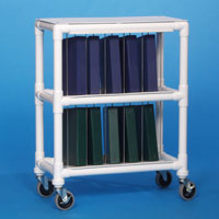 Innovative Products Unlimited NCR10 S NOTEBOOK CHART RACK - HOLDS 10 RING BINDERS Innovative Products Unlimited NCR10 S NOTEBOOK CHART RACK - HOLDS 10 RING BINDERS