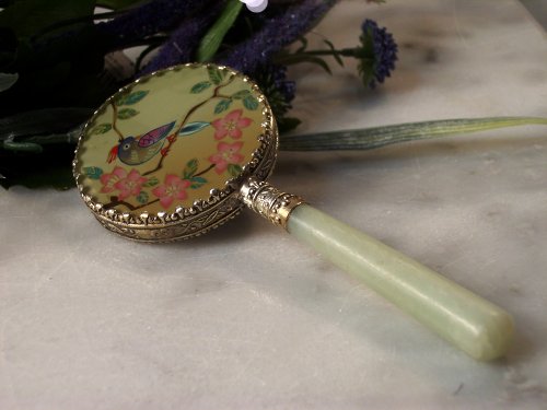 Make Up Mirror - Hand Mirror - Bird Sitting On Branch