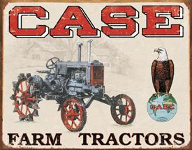 Tin Sign - Case Tractor - CC High