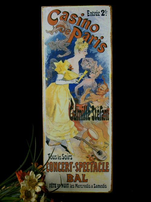 Tin Sign - French Casino De Paris