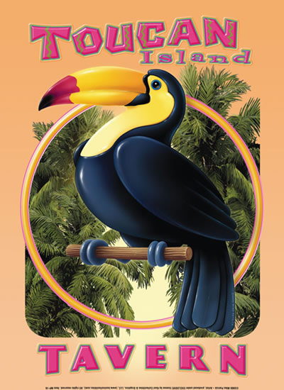 Tin Sign - Toucan Island Tavern