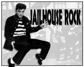 Tin Sign Elvis Presley - Jailhouse Rock