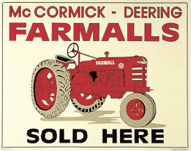 Tin Sign Farmalls Sold Here