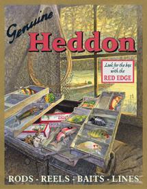 Tin Sign Heddon s - Tackle Box