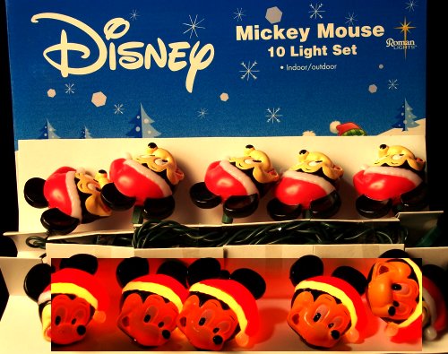 Disney's Mickey Mouse 10 Christmas Light String