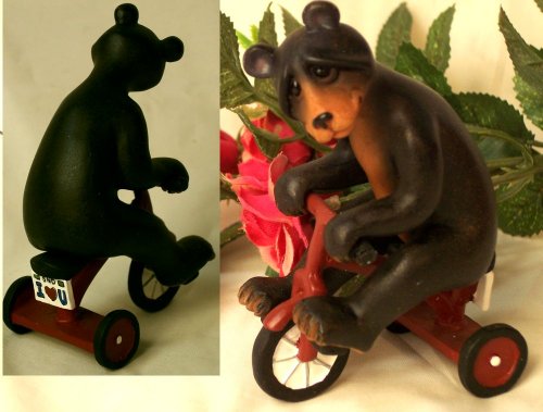 Quarry Critters Black Bear Riding Bike/Tricycle