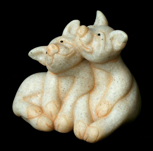 Quarry Critters Pig Pepper and Posh Paperweight