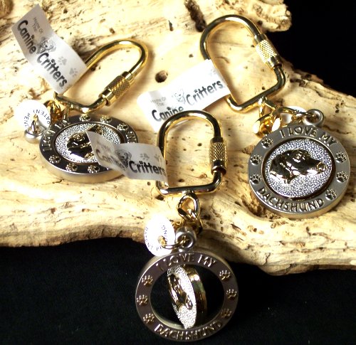Canine Critters Keychain Set of 3 Dachshund