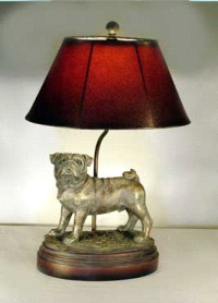 Judith Edwards Designs PUG LAMP 1637
