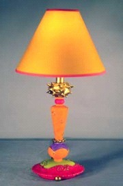 Star Lamps - Judith Edwards Designs AMBER STAR LAMP 1659