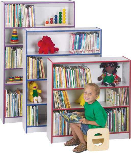 Black Bookcase - Jonti-Craft 0961JC180 Bookcase - 48 Inches High - Black