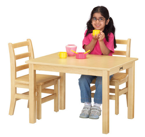 Craft Tables - Jonti-Craft 56624JC MULTI-PURPOSE RECTANGLE TABLE - 24 INCH HIGH - MAPLE
