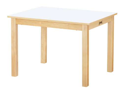 Craft Tables - Jonti-Craft 57618JC MULTI-PURPOSE RECTANGLE TABLE - 18 INCH HIGH - WHITE