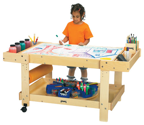 JontiCraft 58501JC CREATIVE CADDIE ART 55 INCH LENGTH WITH 2 BINS