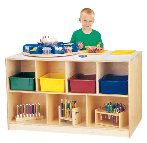 JontiCraft 6950JC MOBILE STORAGE ISLAND  TWIN Without trays