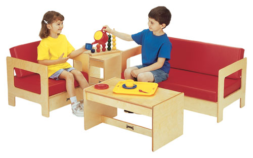 Red Couch - Jonti-Craft 0375JC RED COUCH