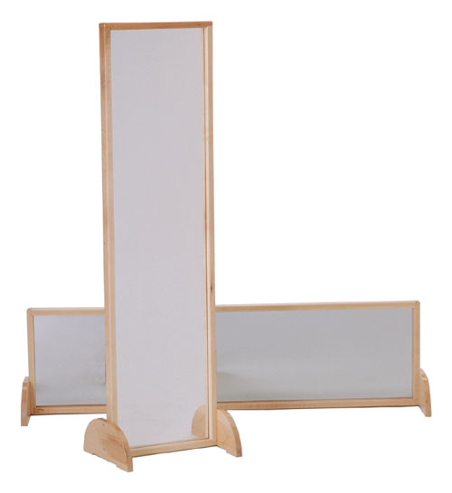 2171jc 48"h Acrylic Mirror With Wood Frame