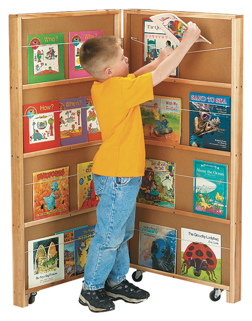 2671jc Mobile Library Bookcase - 2 Sections