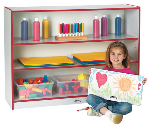 JontiCraft 26932JCWW003 SUPERSIZED ADJUSTABLE BOOKCASE BLUE