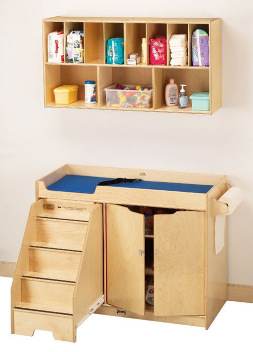 5135jc Changing Table With Stairs Combo