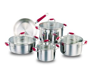 Korkmaz Goldb a1985- Flora 9 pc Cookware Set