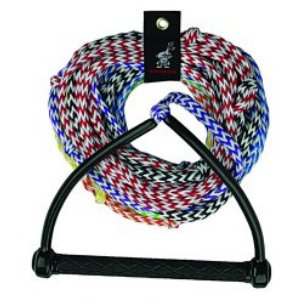 Kwik Tek AHSR8 Water Ski Rope 8Section Radius Handle