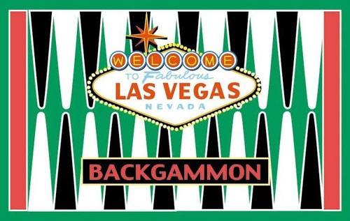 Backgammon - LA Rug FTQ-238 2235 Las Vegas Collection - Vegas Backgammon Rug - 22 X 35 Inch