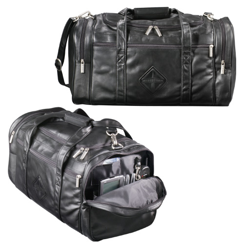 Millennium Leather 20' ' Duffel Black 9500-80BK by Millennium