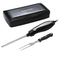 74275 Electric Knife Set With Carving Fork And Case