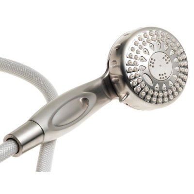 Handheld Massagers - Waterpik TRS559S Handheld Brushed Nickel 5 Mode Shower Massager