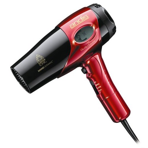 Hair Dryers - Andis 75330-Quiet Ionic/Ceramic Hair Dryer With LCD Display