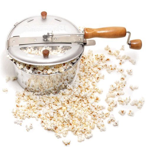 Back to Basics PC17551 Aluminum Stove-Top Popcorn Popper