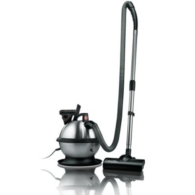 Hoover Canister Vacuum - Hoover S3345 Constellation Brushed-Stainless-Steel Bagged Canister Vacuum Cleaner