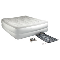 Electric Beds - Coleman 5998D611 Queen Double High Air Bed With Electric Pump