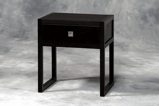 End Tables - Linon 81022C70-01-KD-U Alden Black Ash End Table - Black Ash