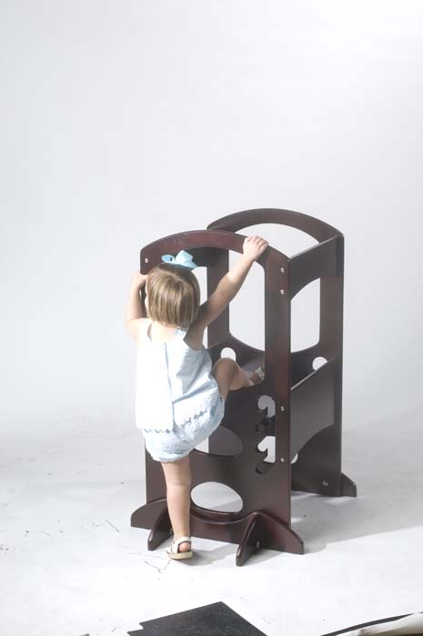 Little Partners LP00402 Dark Cherry Learning Tower