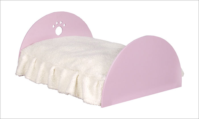 Pet Bed - LaMont WD3440113 Paw Print Pet Bed - Pink