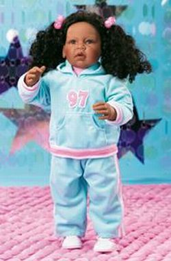 Lee Middleton Dolls 1960 Tiny Cheer-Dark Toddler-Full SL with armature 24 Inch