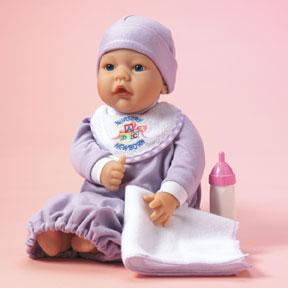 Lee Middleton Dolls 1492 Lavender Outfit with Blue Eyes