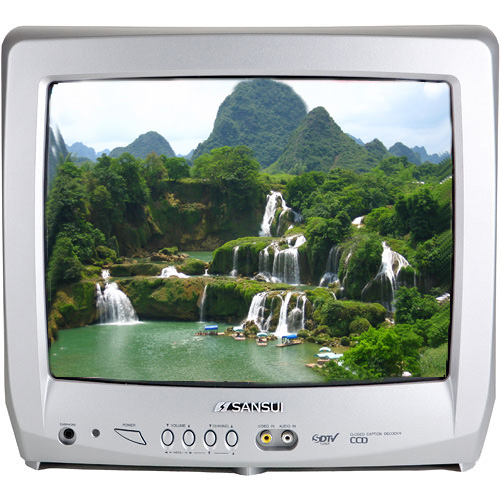 Sansui Dtv1300 13 Color Digital Tv Atsc/qam (silver) Picture