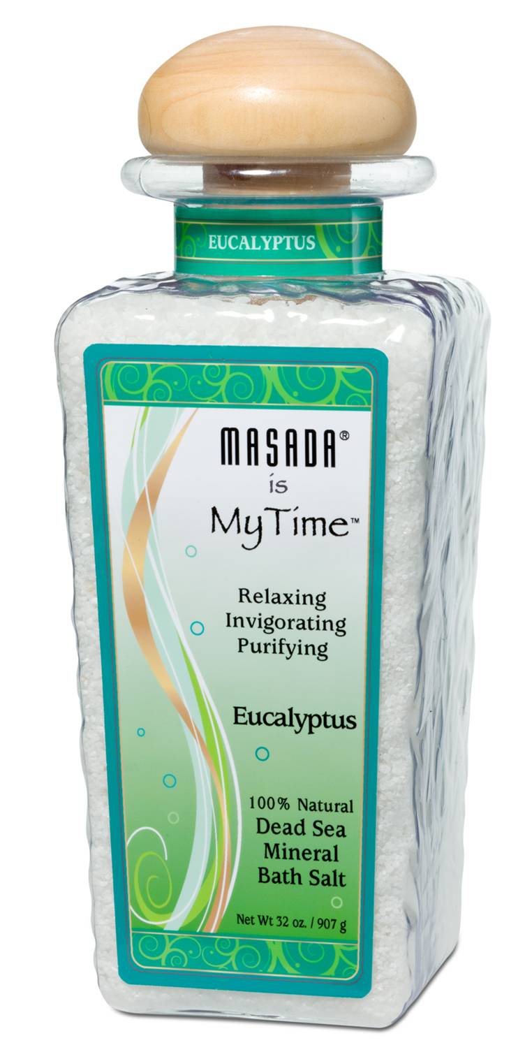 Masada 302 DEAD SEA MINERAL BATH SALTS 2 LB Eucalyptus