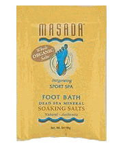 Masada 5803 NATURAL FOOT CARE 3 oz Foot Bath Sport Spa