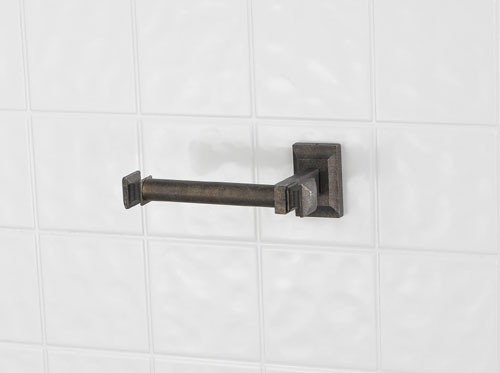 Bronze Toilet Paper Holder - Murray Feiss BA2005PBR Peruvian Bronze Bath Accessories Peruvian Bronze Toilet Paper Holder
