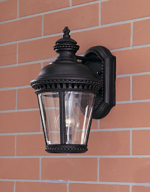 Murray Feiss OL1900BK Castle Black Wall Mount Lantern