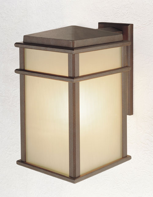 Murray Feiss OL3402CB Mission Lodge Collection Corinthian Bronze Wall Mount Lantern