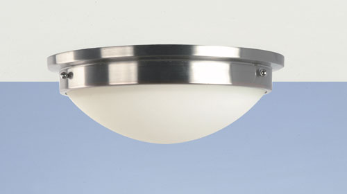 Murray Feiss FM228BS/PN Botanical Collection Brushed Steel/Polished Nickle Flushmounted Fixture