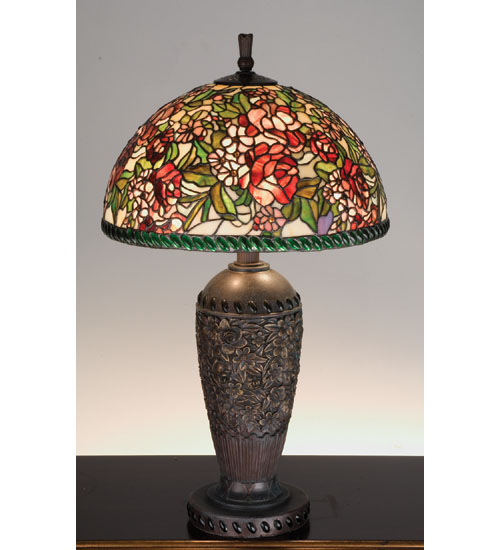 Tiffany Glass Decorating Idea Meyda Tiffany 14869 28 Inch H Romance Rose Table Lamp